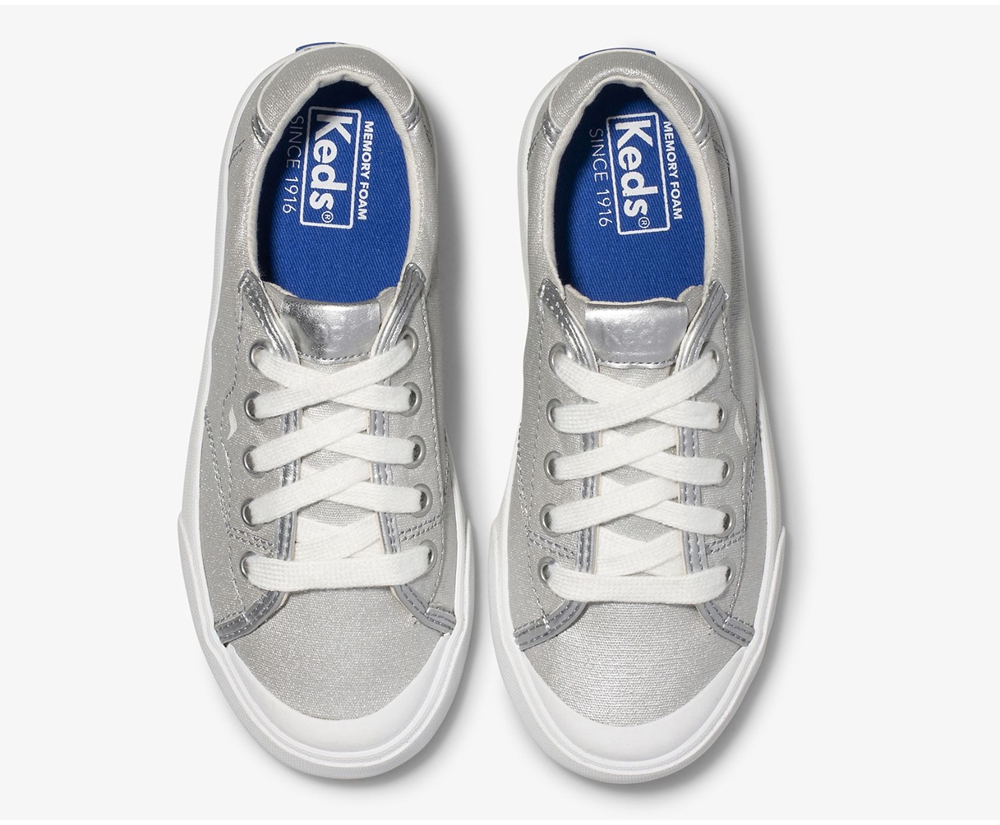 Keds Sneaker Kinder Silber - Crew Kick 75 - ZPT-803194